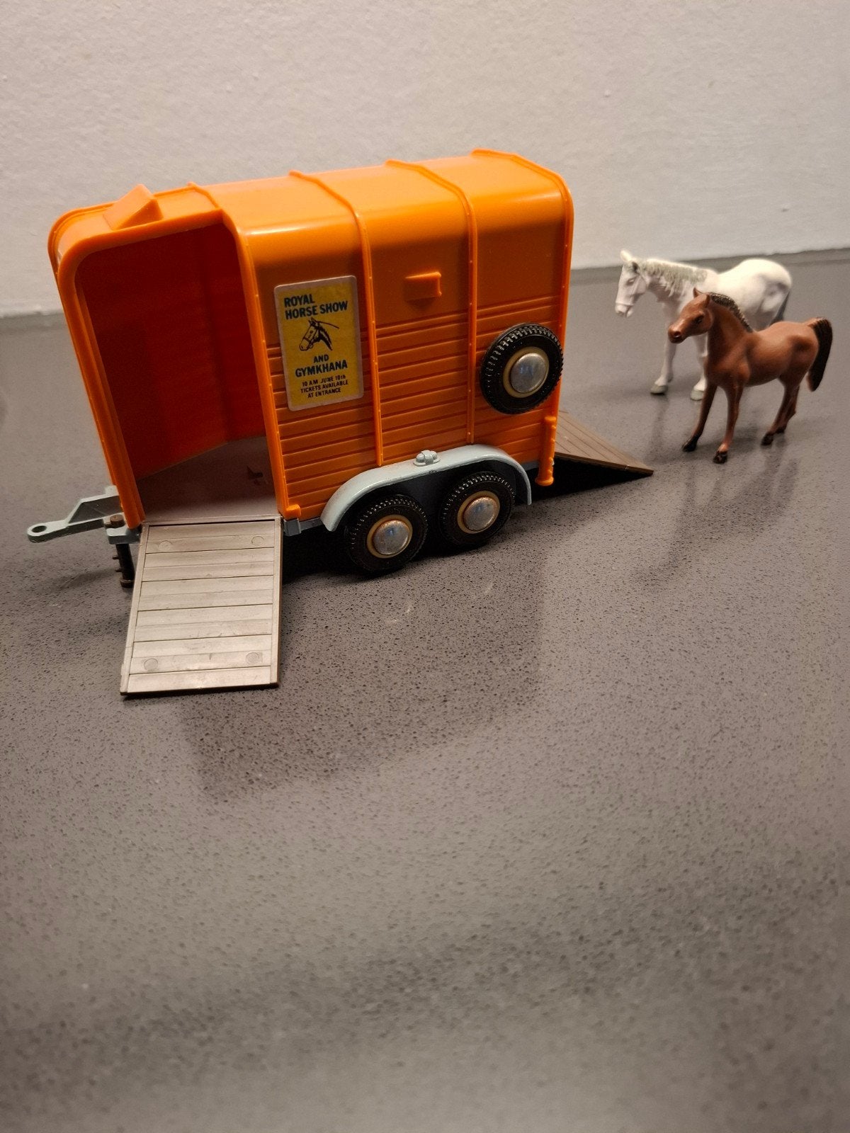 te koop britains paarden trailer, Ophalen of Verzenden, Zo goed als nieuw, Tractor of Landbouw, Britains
