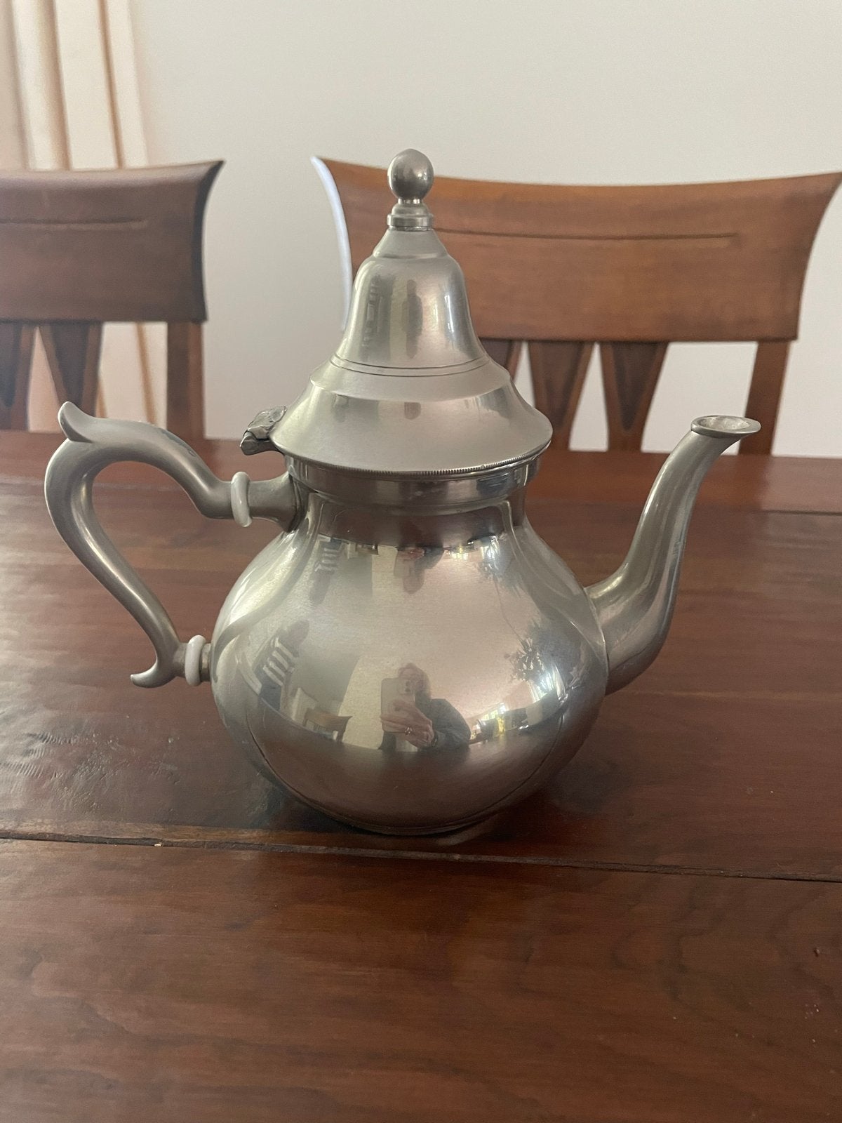 Antieke tinnen theepot, Daalderop, Antiek en Kunst, Ophalen of Verzenden