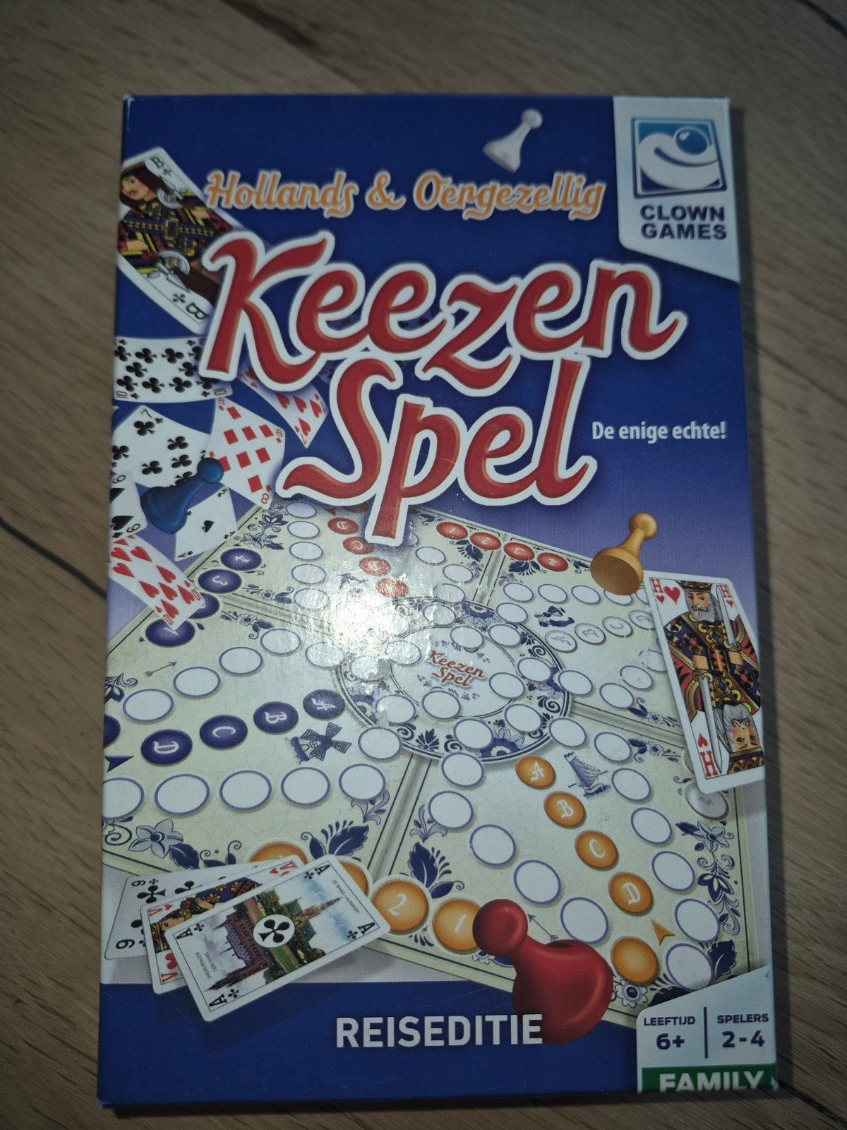 Keezen Spel Reisversie - Hollands & Oergezellig, Een of twee spelers, Ophalen, Nieuw, Clown Games
