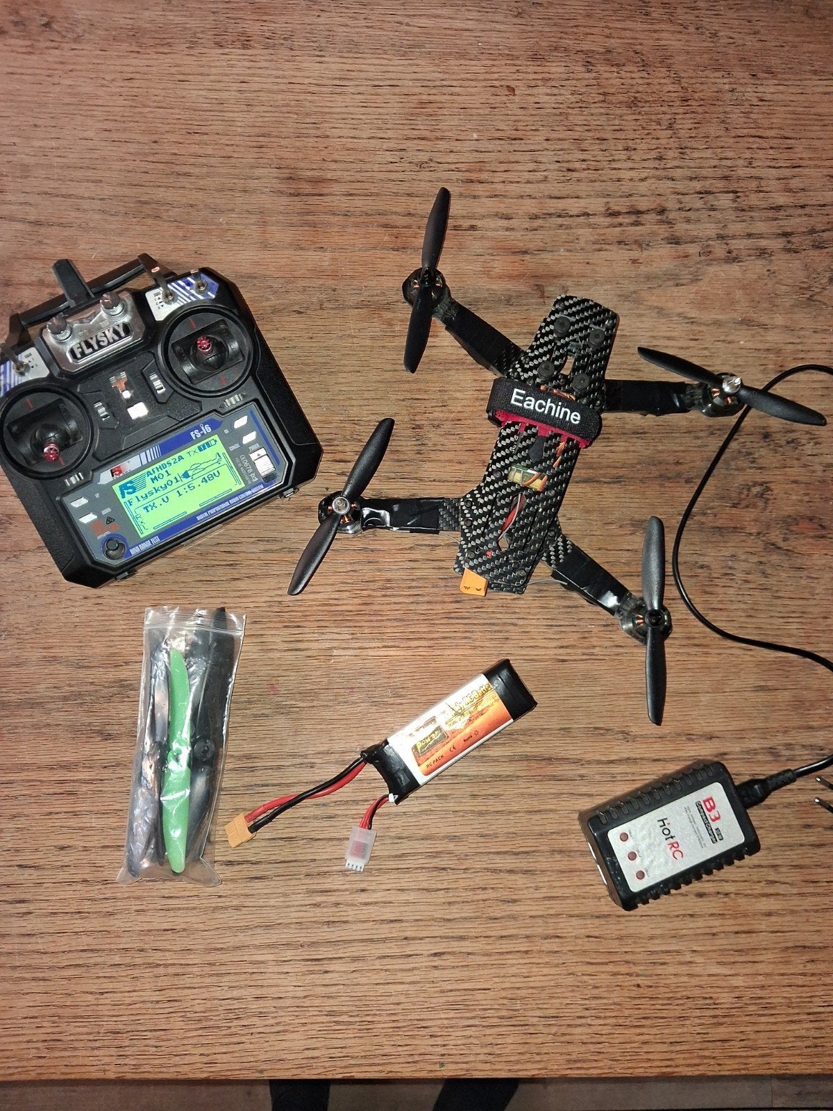 ZMR250 Drone, 5 inch, fpv. Set: met zender, lipo en lader, Ophalen of Verzenden, Gebruikt, Elektro, RTF (Ready to Fly)