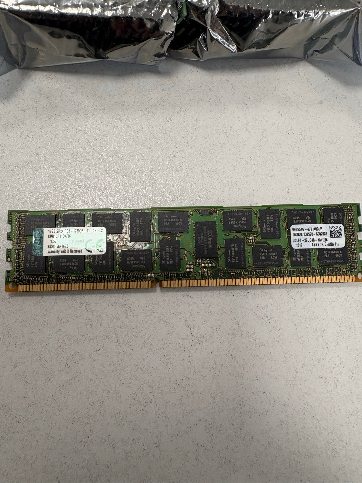32x Kingston 16GB PC3-12800R Server Geheugen, Computers en Software, RAM geheugen, Kingston, Server, Refurbished, DDR3