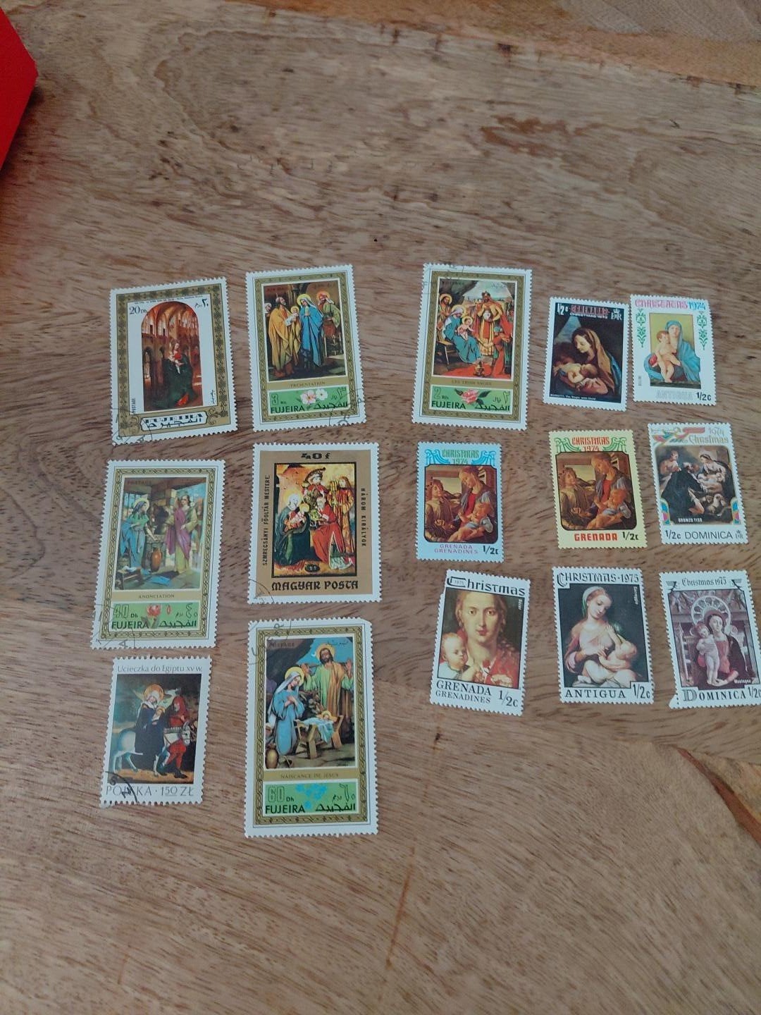 Postzegels Polen, Hongarije, Grenada, Dominica 1974-1975, Ophalen of Verzenden