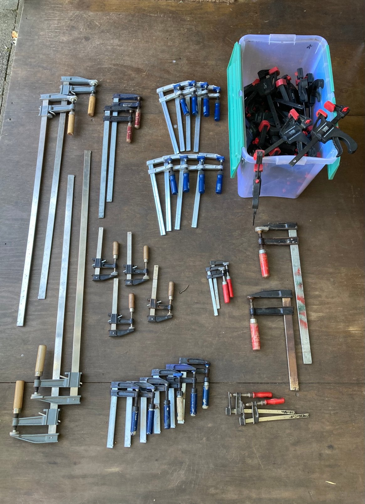 Partij lijmklemmen te koop, Ophalen, Zo goed als nieuw