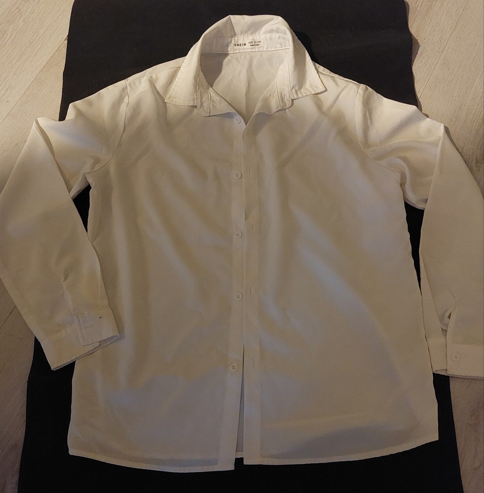 blouse wit 13/14jaar, Ophalen of Verzenden, Meisje, Overhemd of Blouse