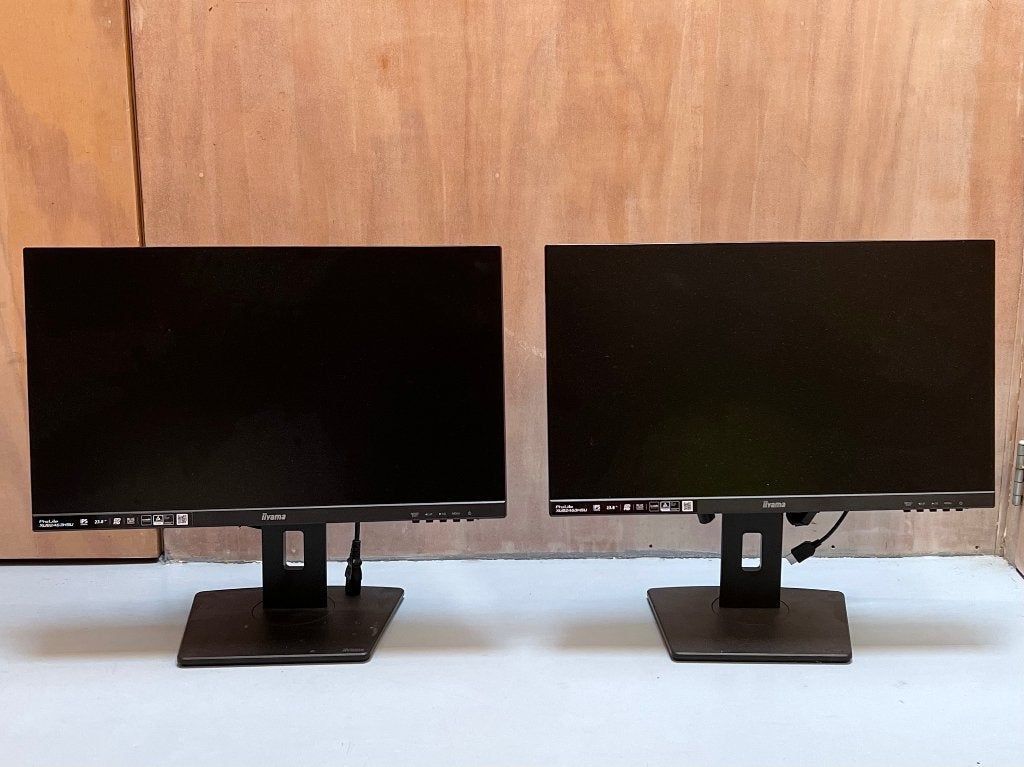 24" Iiyama ProLite XUB2463HSU z.g.a.n. (2 stuks), Computers en Software, Monitoren, Ophalen, IIyama, Full HD, Zo goed als nieuw