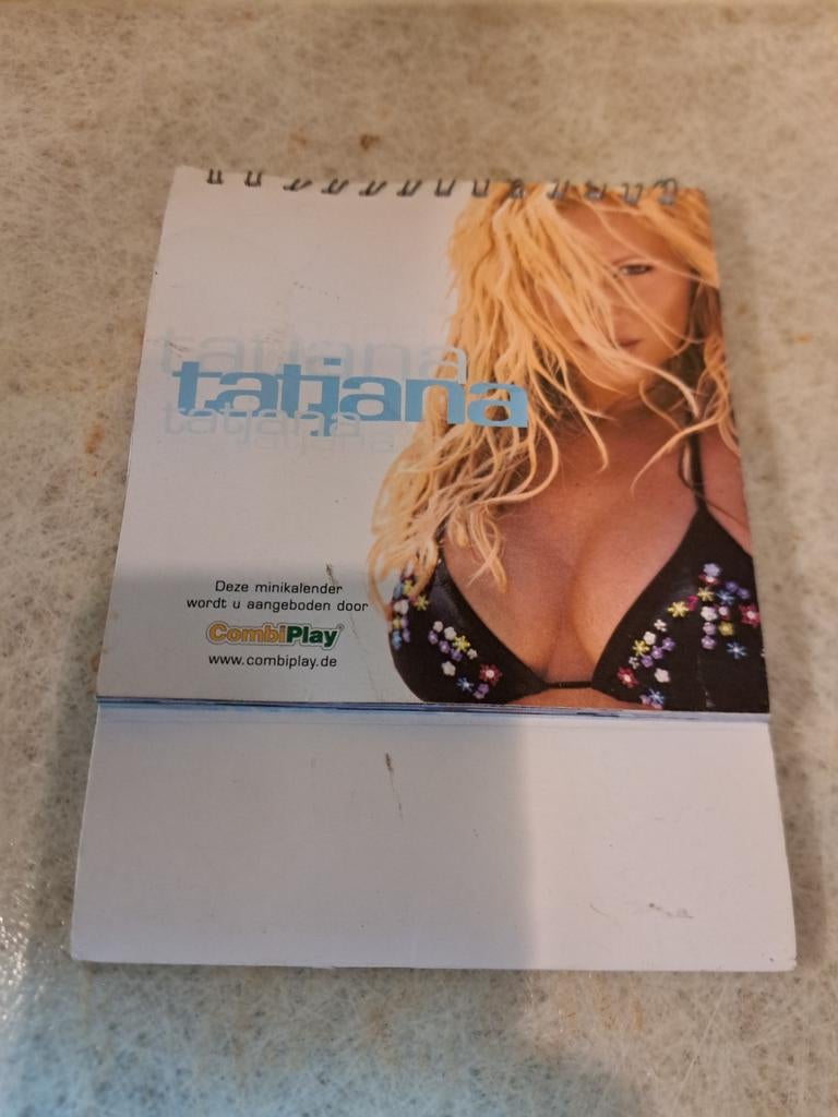 Tatjana kalender zeldzaam, Ophalen of Verzenden, Zo goed als nieuw