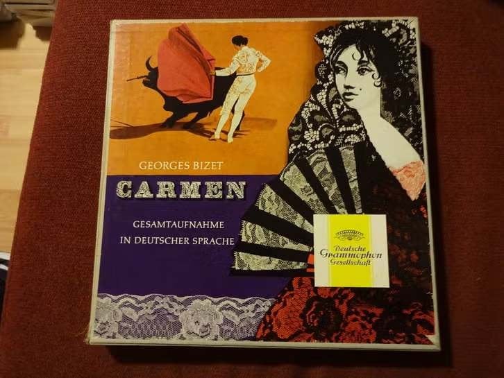 3 LP Box Georges Bizet ‎- Carmen 18 701-3 LPM Vinyl Elpee, Boxset, Overige componisten, Opera of Operette, Ophalen of Verzenden
