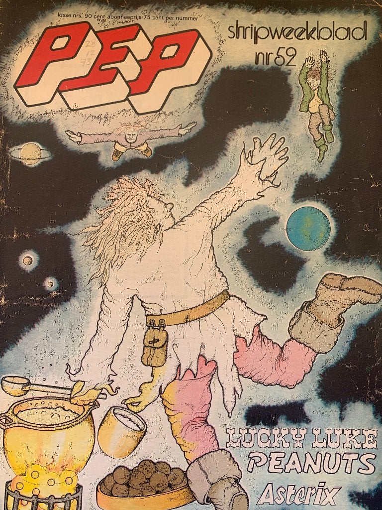 Weekblad PEP  NR. 52 - 28 december 1973, Boeken, Eén stripboek, Ophalen of Verzenden, Gelezen