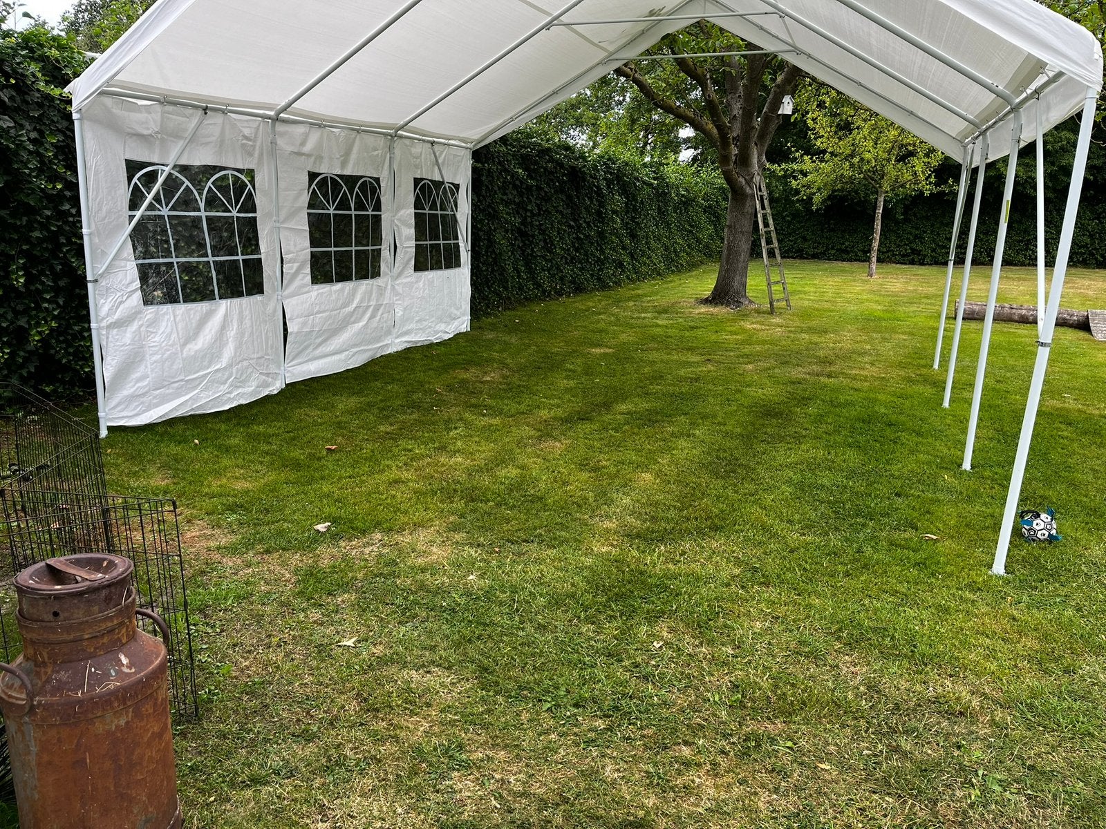 Partytent 5x5, Ophalen, Gebruikt, 2 meter of meer, 4 tot 6 meter