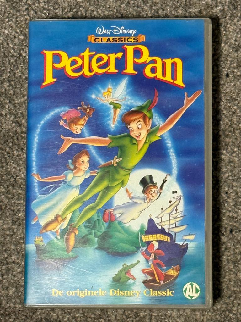 VHS - Peter Pan, Cd's en Dvd's, VHS | Kinderen en Jeugd, Alle leeftijden, Ophalen of Verzenden, Gebruikt