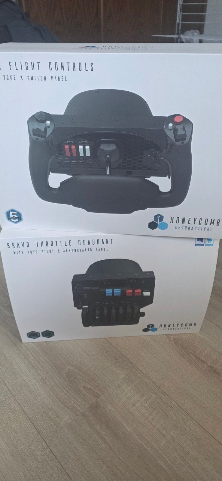 Honeycomb Alpha & Bravo Flight Controls Complete Set, Ophalen of Verzenden, Zo goed als nieuw