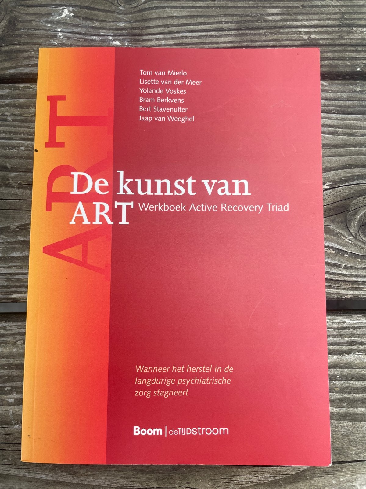 De kunst van ART - Werkboek Active Recovery Triad, Ophalen of Verzenden, Gamma, Zo goed als nieuw, HBO