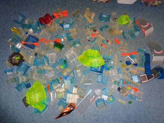 Partij M110=Lego ruiten gemengd, Lego, Lego, Gebruikt, Lego