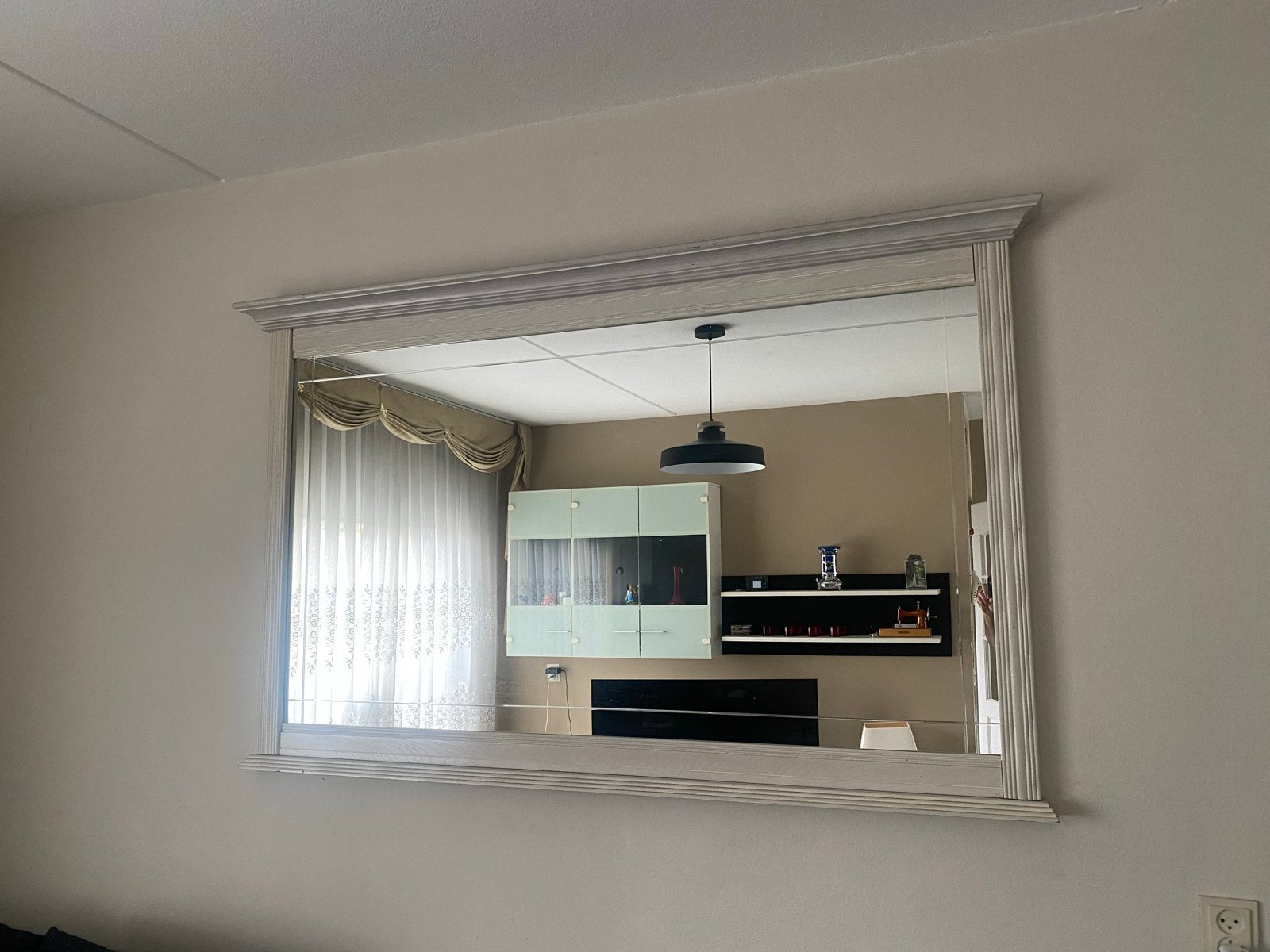 Grote Kamerspiegel - 105x175 cm, Ophalen, Gebruikt, 100 tot 150 cm, 125 cm of meer