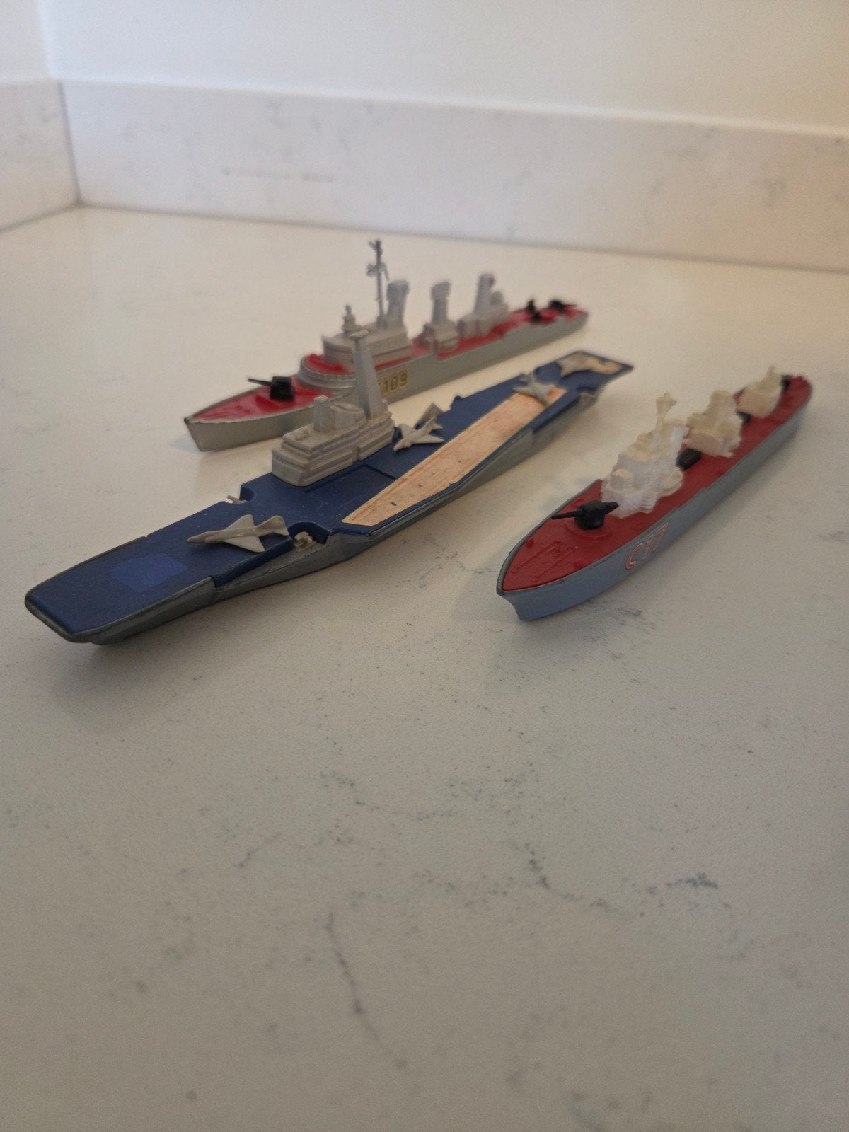 Matchbox Sea Kings schepen set (3 stuks), Ophalen of Verzenden, Gebruikt