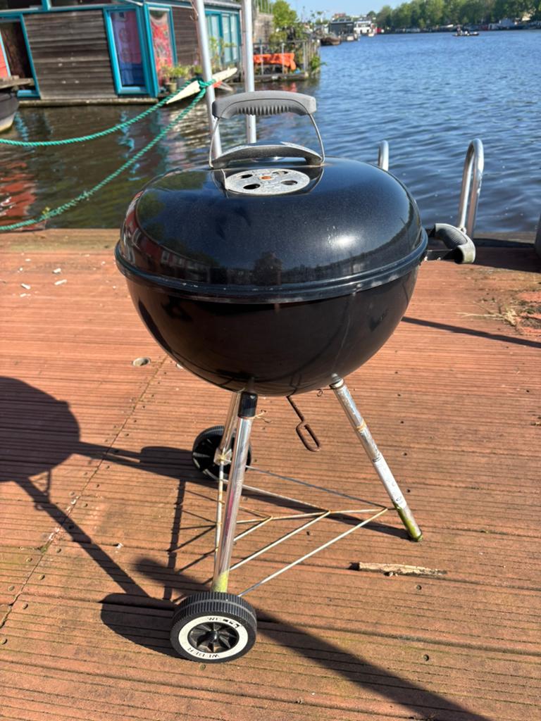 Weber barbecue 47cm BBQ houtskool, Ophalen, Gebruikt, Met accessoires