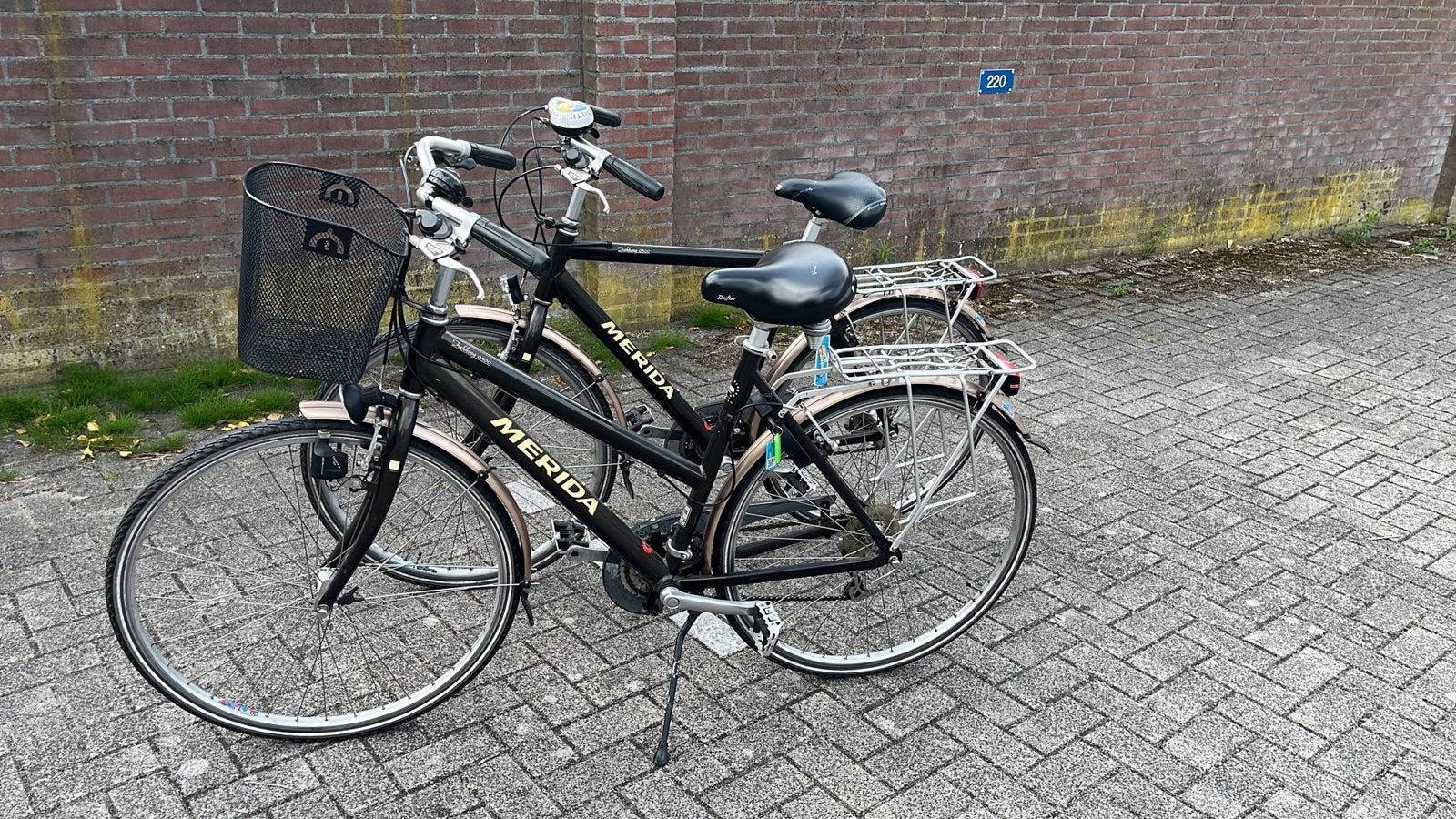 2 MERIDA fietsen:  heren en damesmodel in zeer goede staat., Ophalen, Zo goed als nieuw, Overige merken