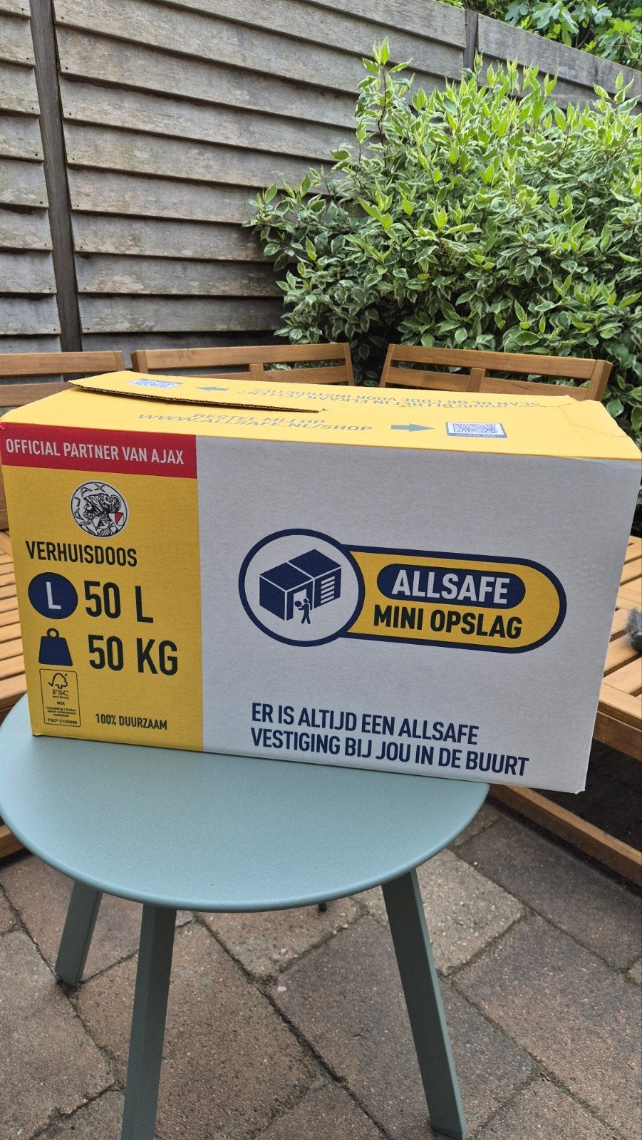 14 Allsafe verhuisdozen, zo goed als nieuw, Doos, 40 tot 60 cm, 50 tot 75 cm, Ophalen of Verzenden