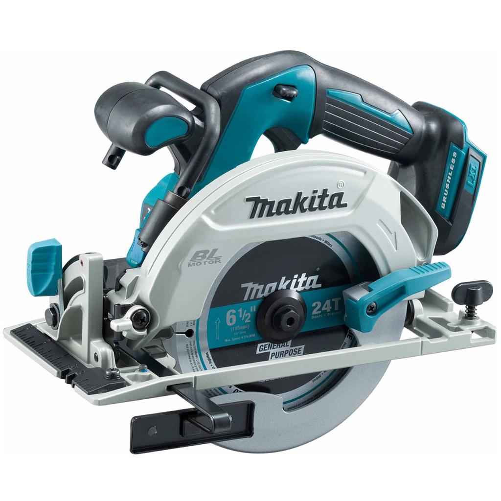 Makita dhs680z afkortzaag op accu naakt toestel, Nieuw, 600 tot 1200 watt, Ophalen of Verzenden, Afkortzaag