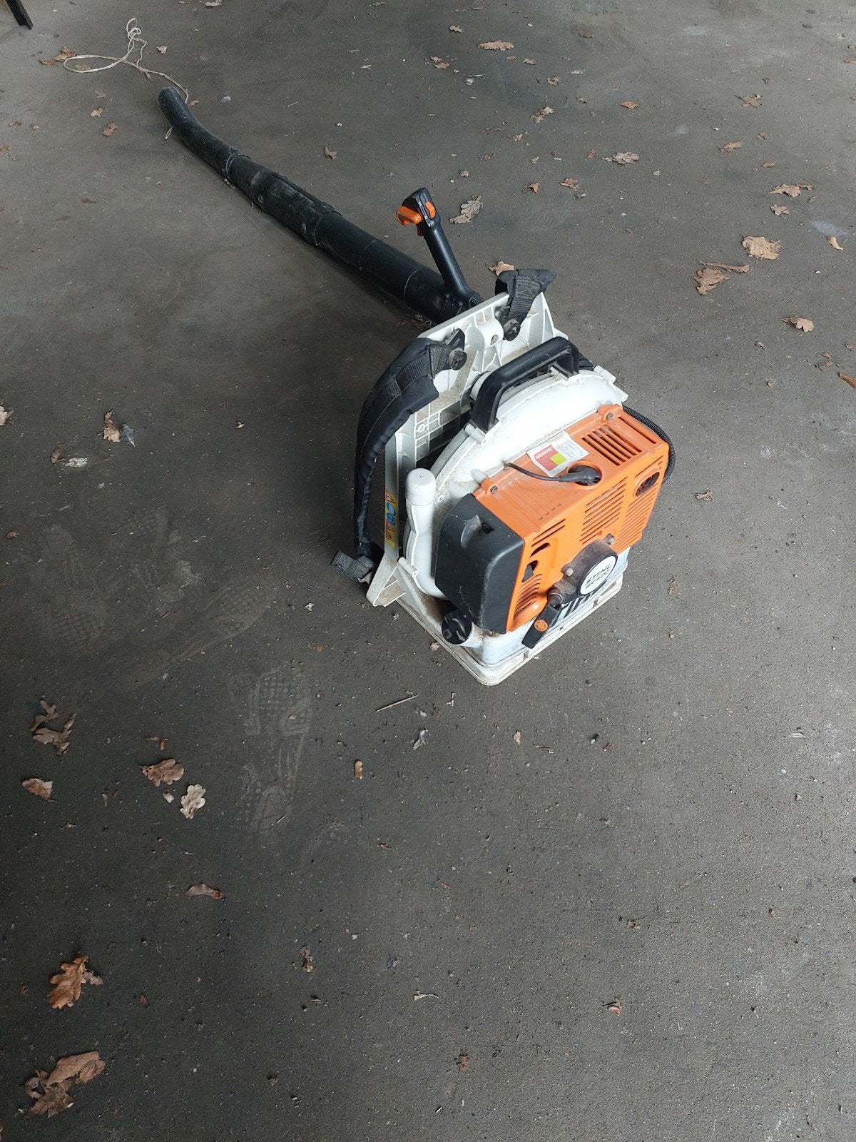 Stihl bladblazer - Krachtige benzine rugblazer, Tuin en Terras, Ophalen, Gebruikt, Ruggedragen, Stihl