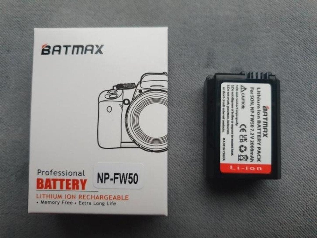 NP-FW50 voor SONY, Nieuw