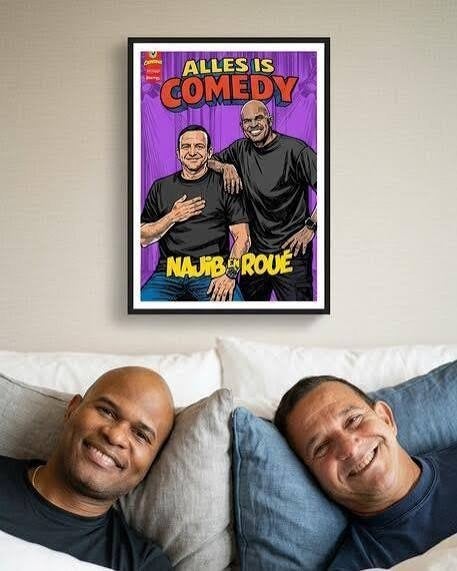 Najib Amhali en Roue Verveer 2X Rij 1 Atlas Theater Emmen