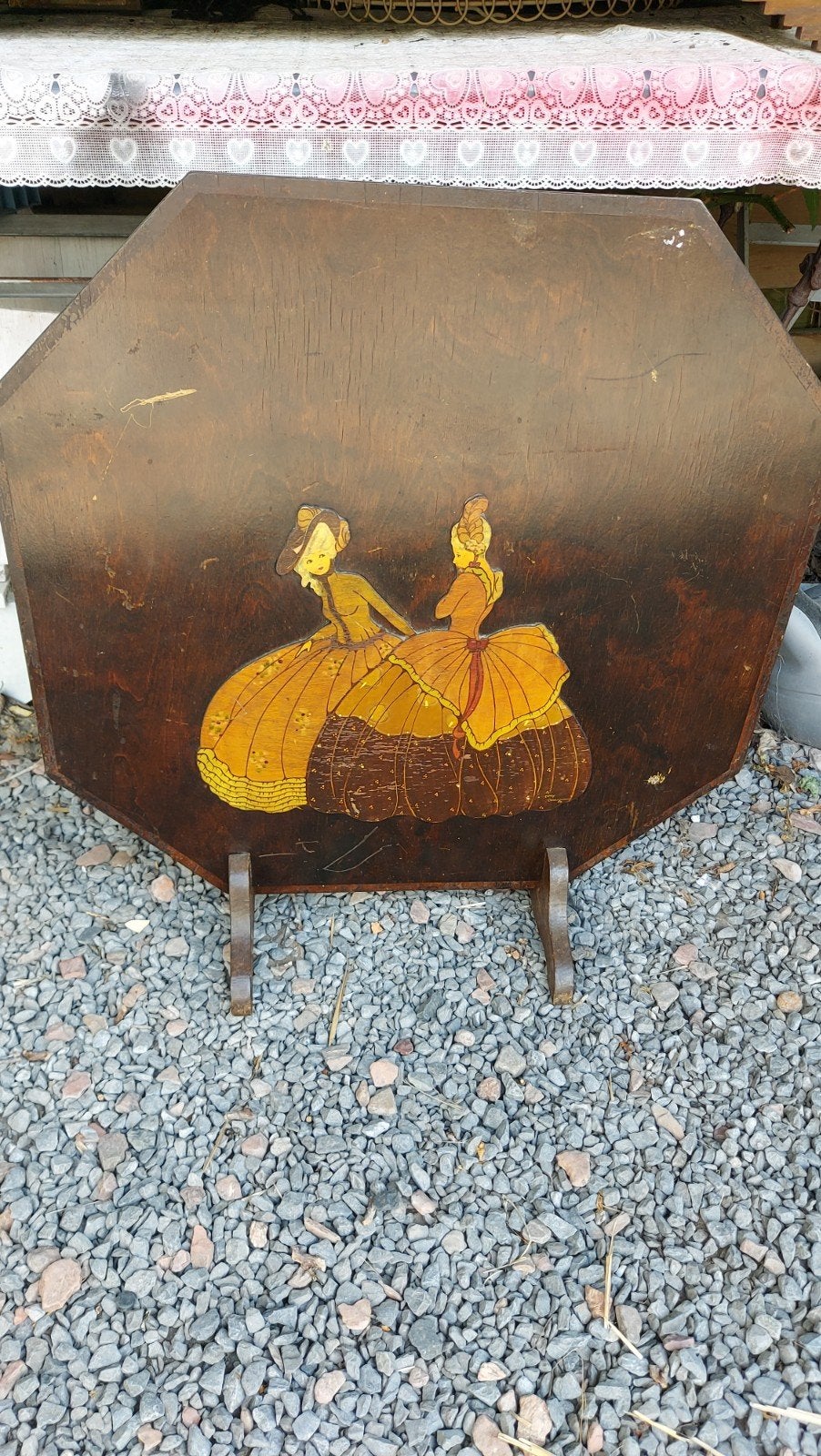 Antiek haarscherm Art Deco, Antiek en Kunst, Curiosa en Brocante, Ophalen
