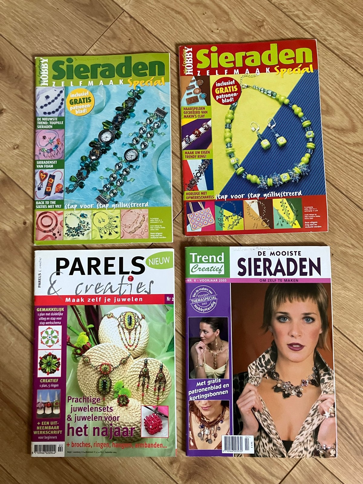 4x Hobby Sieraden Zelfmaak Special Tijdschriften, Ophalen of Verzenden, Zo goed als nieuw, Overige typen