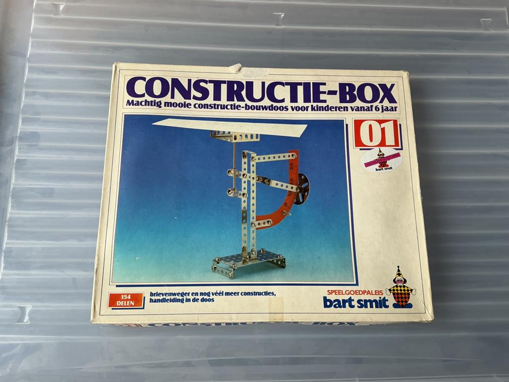 mecano  Constructie-box nummer  01- compleet, Ophalen of Verzenden, Zo goed als nieuw, Bouwen