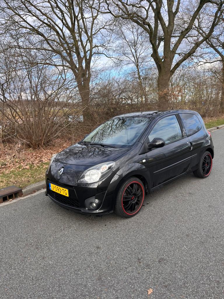 Renault Twingo 1.2 16V 2009 Zwart, Auto's, Renault, Voorwielaandrijving, Twingo, 31 €/maand, 4 cilinders