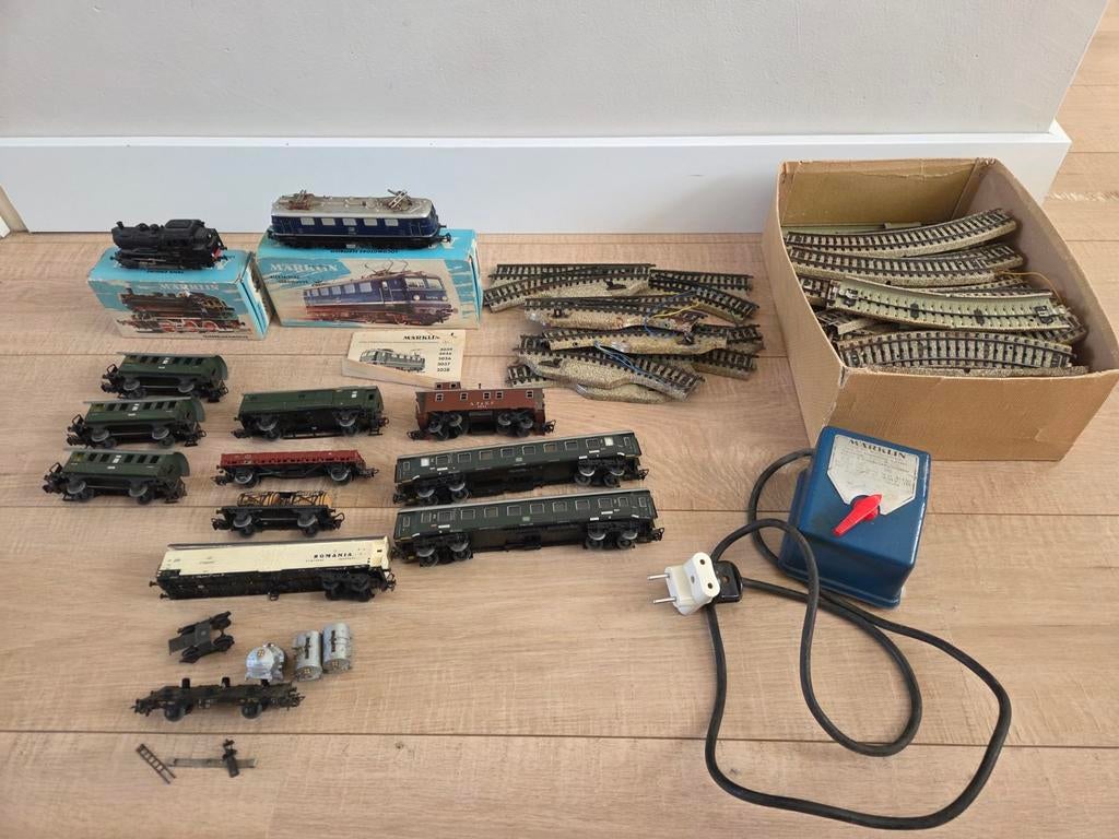 Marklin treinbaan verzameling lock, locomotief etc., Hobby en Vrije tijd, Ophalen of Verzenden, Gebruikt, Treinset, Märklin