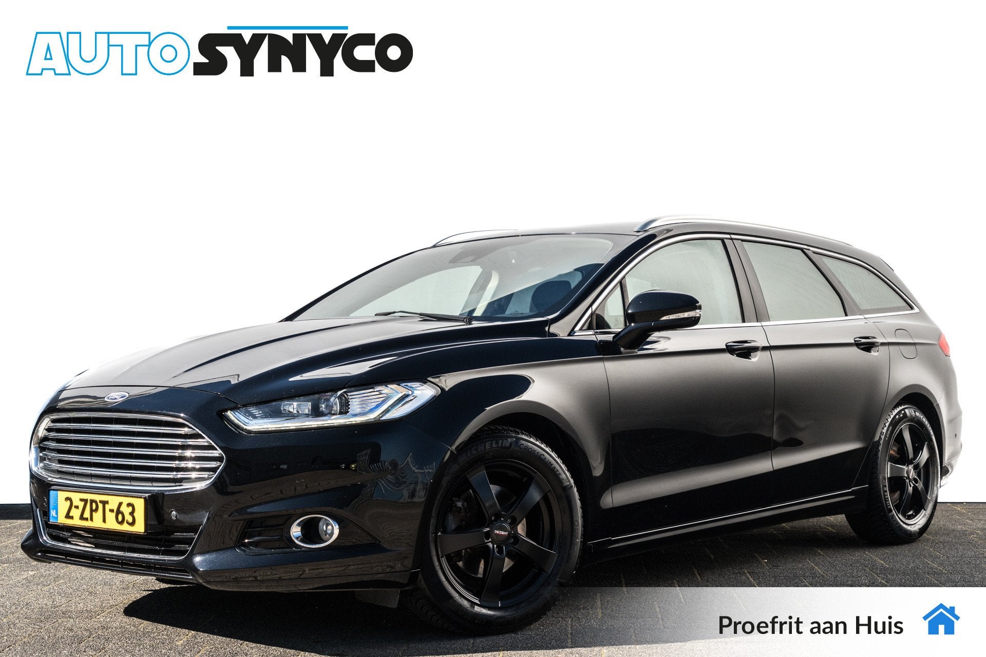Ford Mondeo Wagon 1.5 Titanium | Trekhaak | Voorruitverwarmi, Auto's, Stof, 4 cilinders, 160 pk, Zwart