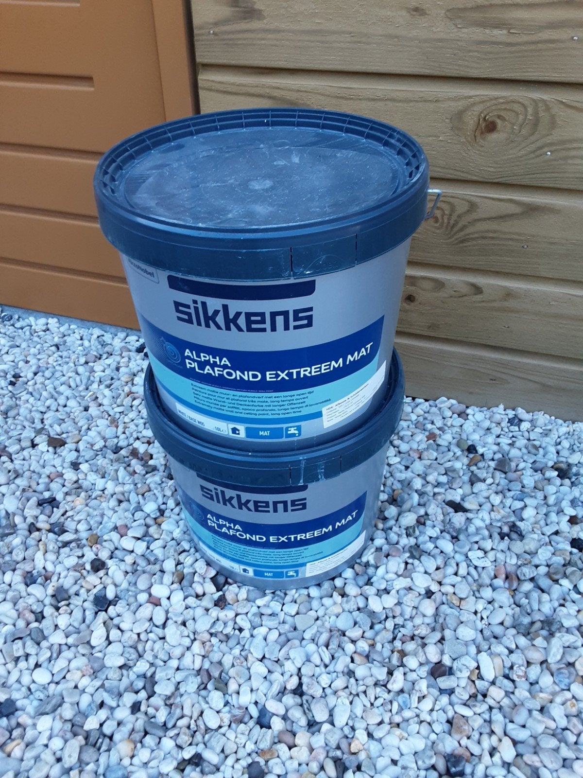 25 LITER SIKKENS BINNEN VERF EXTREEM MAT--E4.10.60, Ophalen, Bruin, Nieuw, Verf