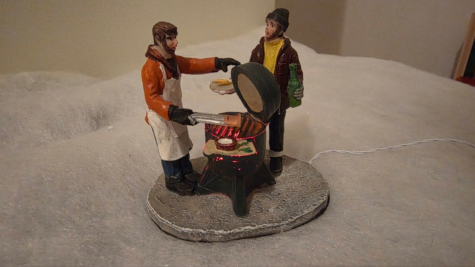 Winter BBQ, Ophalen, Zo goed als nieuw