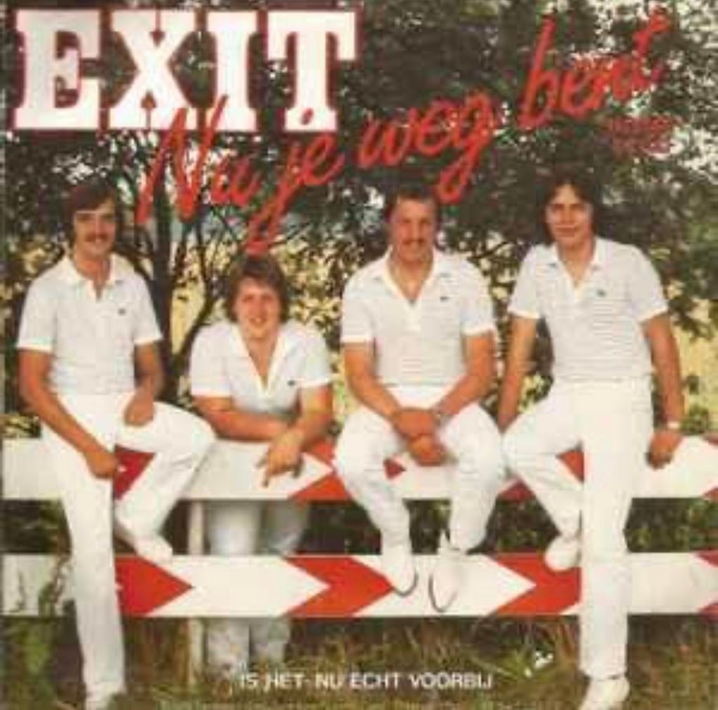 Exit - Nu Je Weg Bent / Single / VG+, Cd's en Dvd's, Vinyl | Nederlandstalig, Zo goed als nieuw, Levenslied of Smartlap, Overige formaten