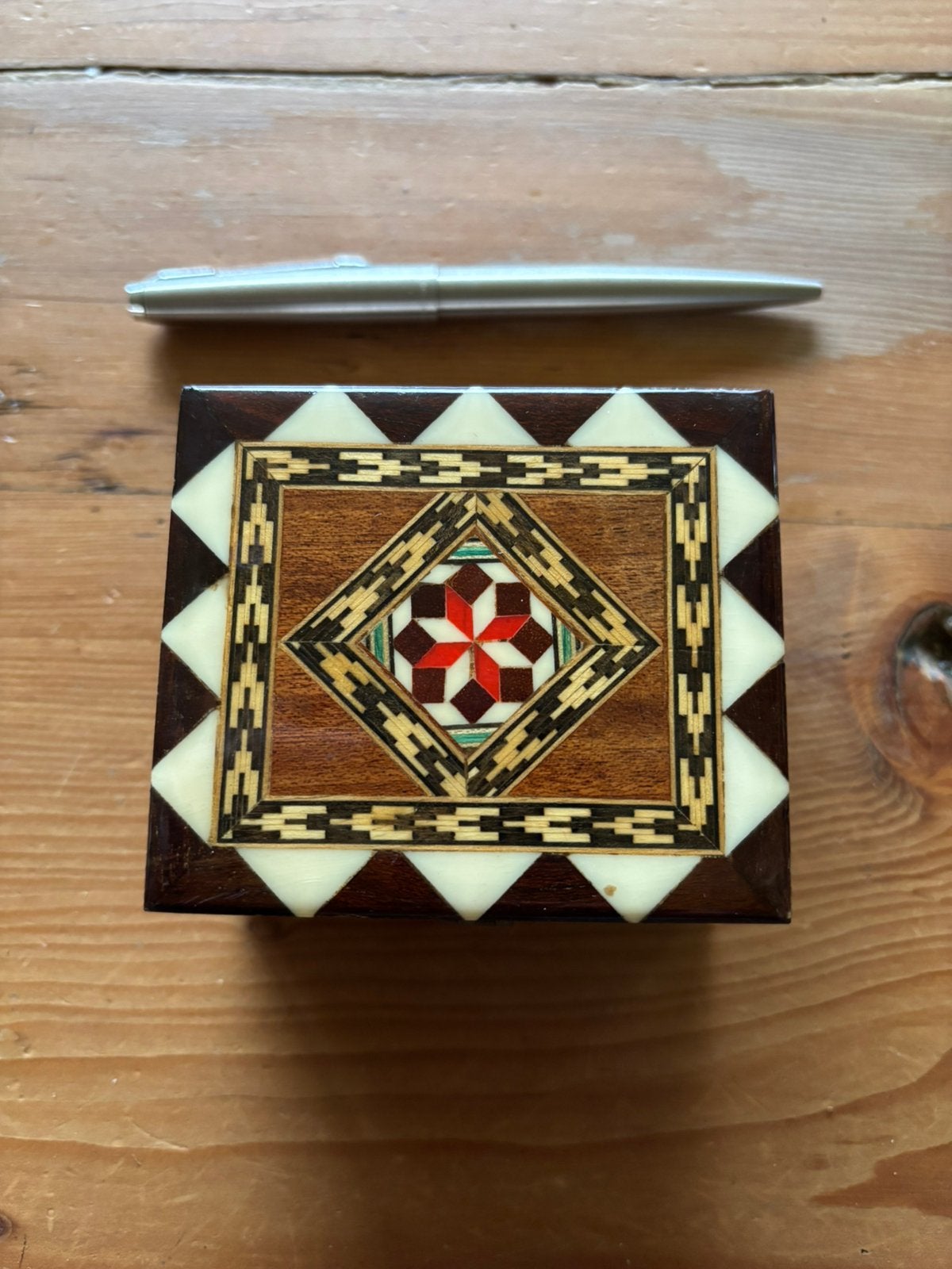 Snuisterijen- juwelendoosje - trinketbox - jaren ‘80, Ophalen of Verzenden, Huis en Inrichting
