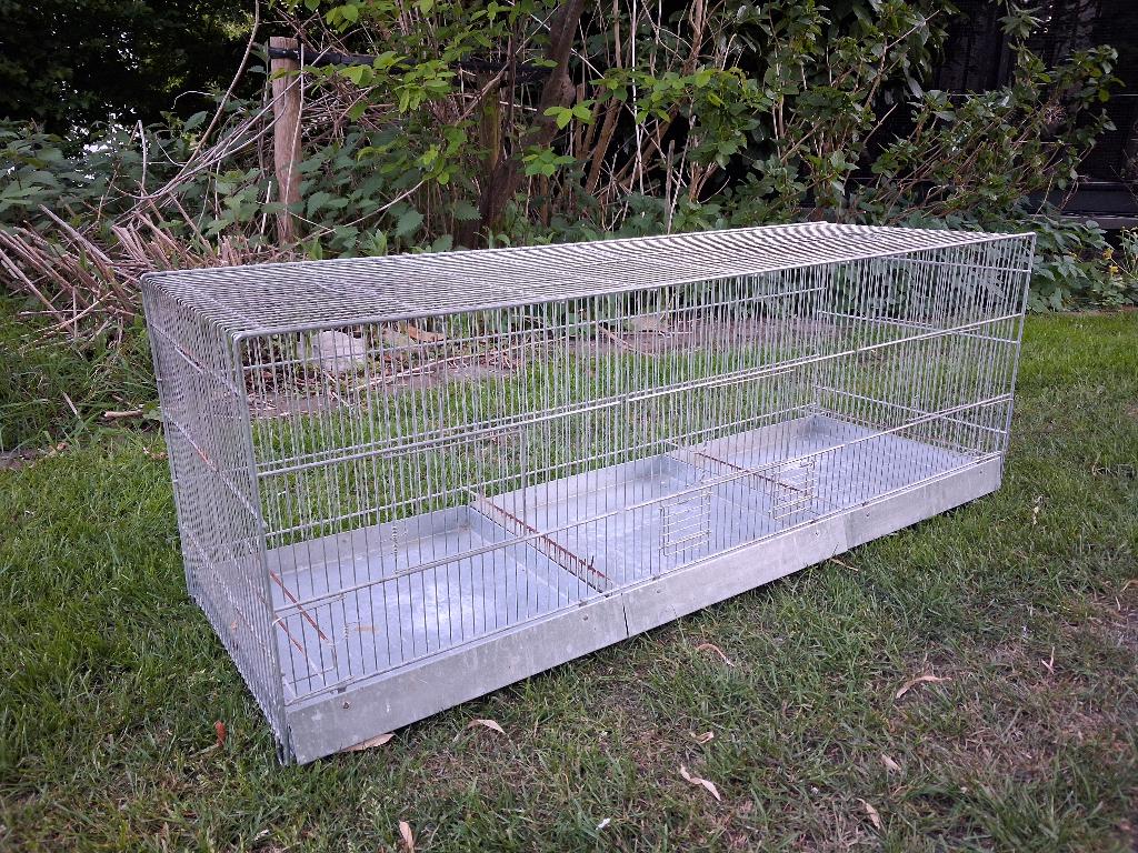 Vogelkooi kweekkooi met schuiflades, Dieren en Toebehoren, Vogels | Hokken en Kooien, Ophalen, Gebruikt, Metaal, Broedkooi of Kweekkooi