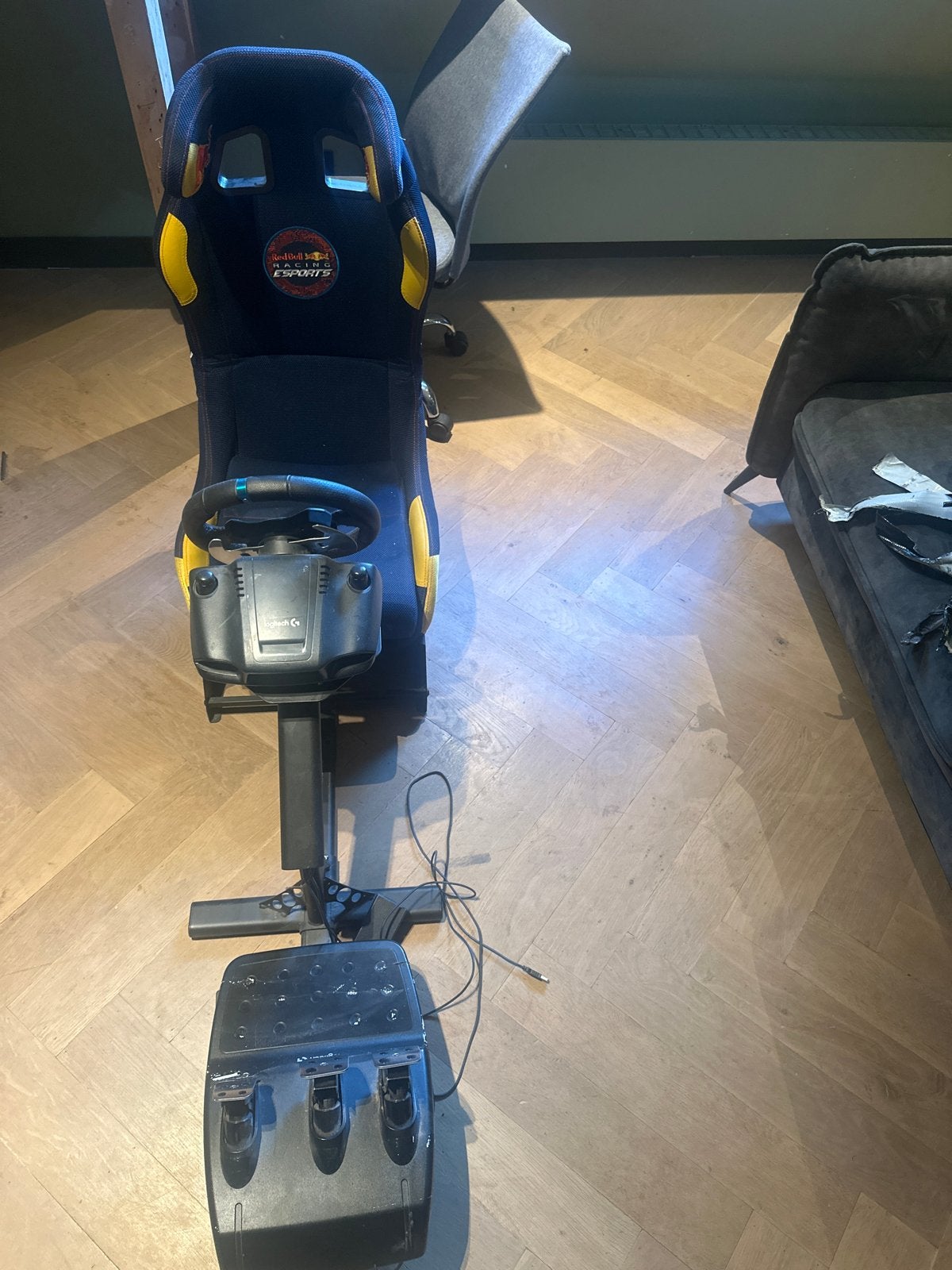 Playseat Red Bull Racing Esports met Logitech G29 set, Ophalen, Overige merken, Gebruikt