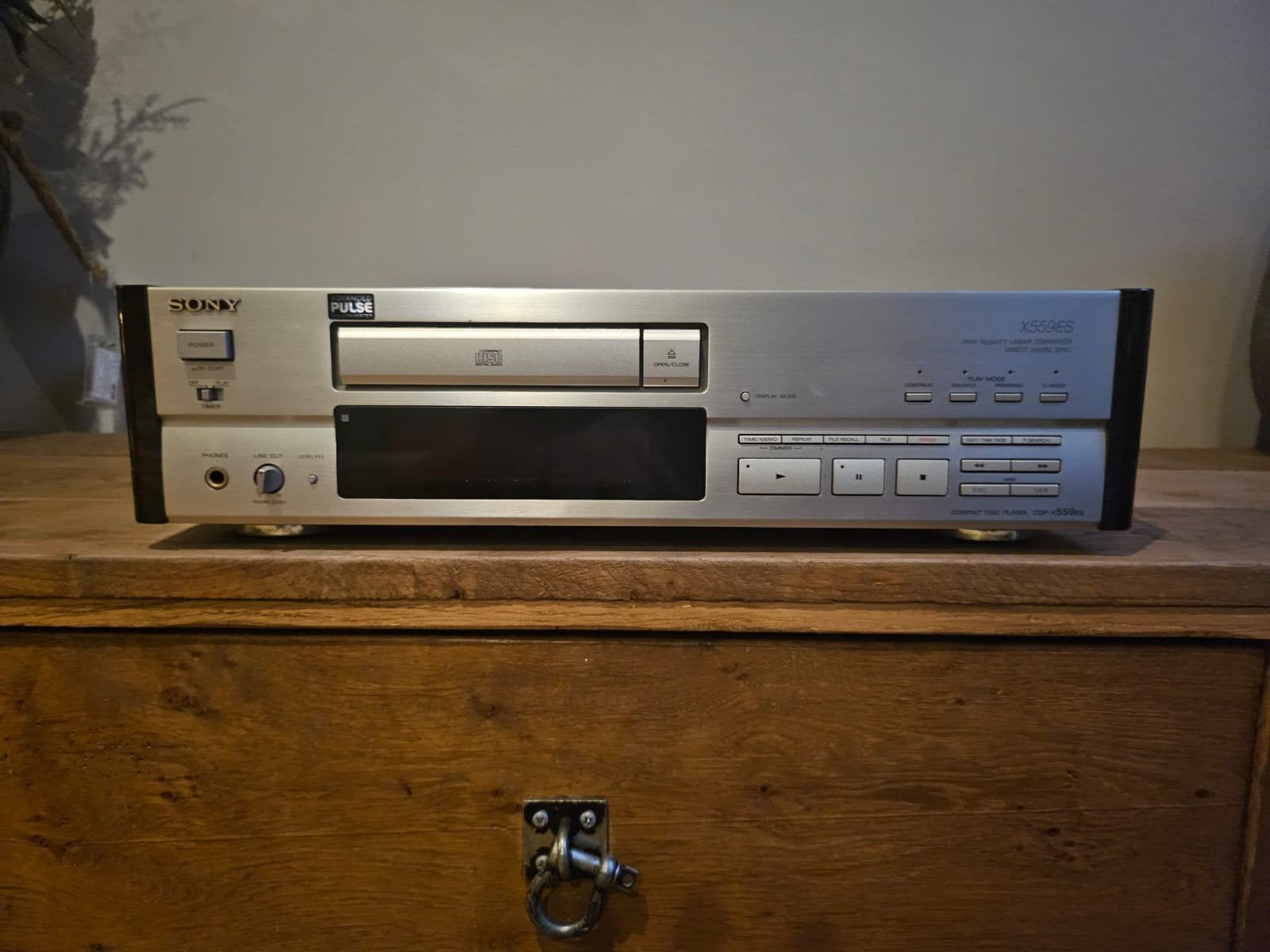 Sony CDR-x559ES high-end cd speler, Ophalen of Verzenden, Zo goed als nieuw, Sony