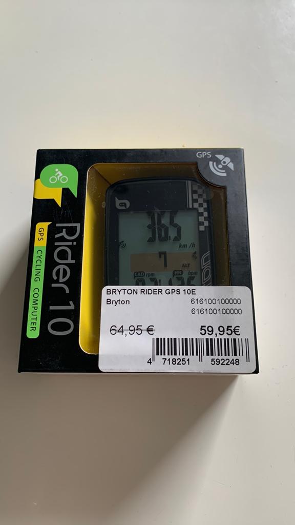 Bryton Rider GPS 10E, Fietsen en Brommers, Fietsaccessoires | Fietscomputers, Ophalen of Verzenden, GPS, Nieuw