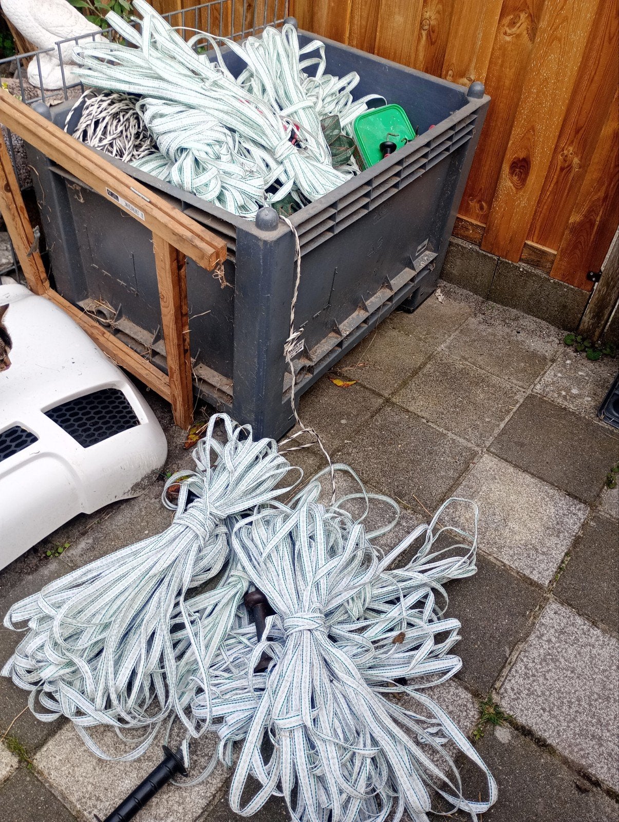 Afzet materiaal paarden weide