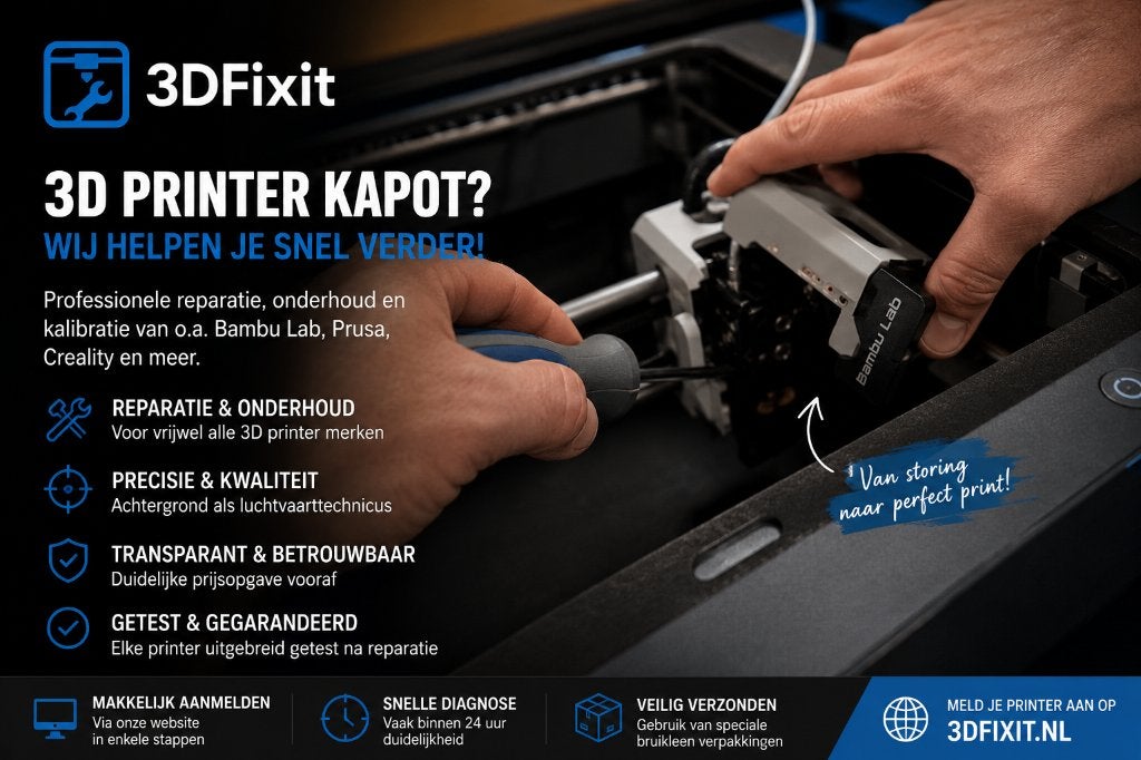 3D Printer Reparatie & Onderhoud | o.a. Bambu Lab, Prusa, Computers en Software, 3D-printerbenodigheden, Printeraccessoires, Ophalen of Verzenden