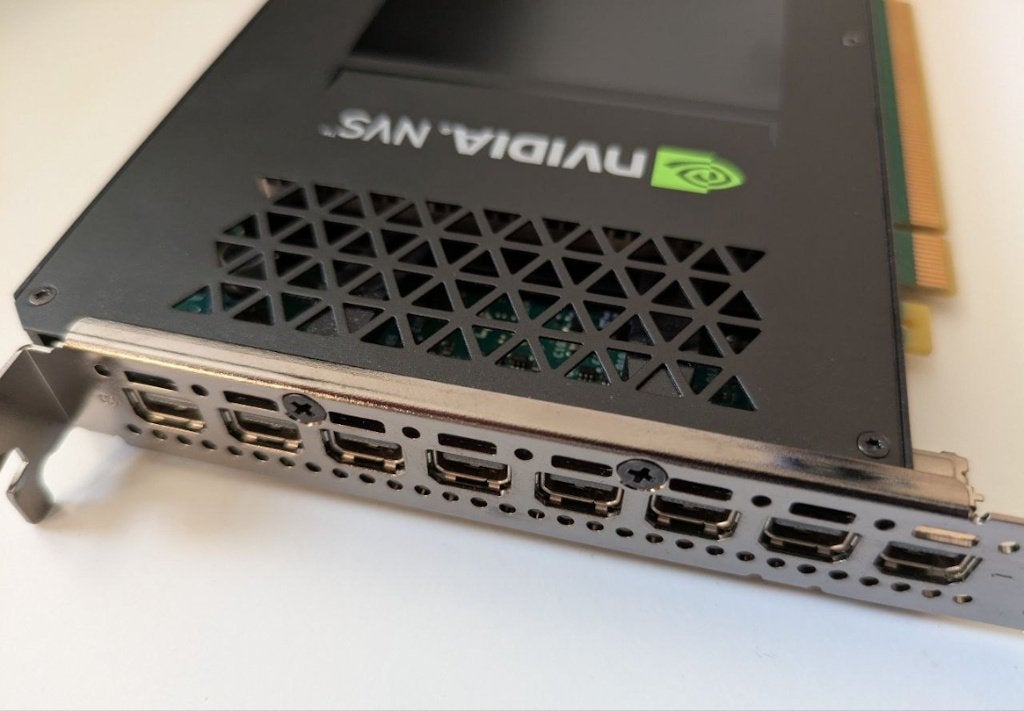 PNY NVIDIA NVS 810 met 8 mini DP aansluitingen, Computers en Software, PCI-Express 3, DisplayPort, Ophalen of Verzenden, Nvidia