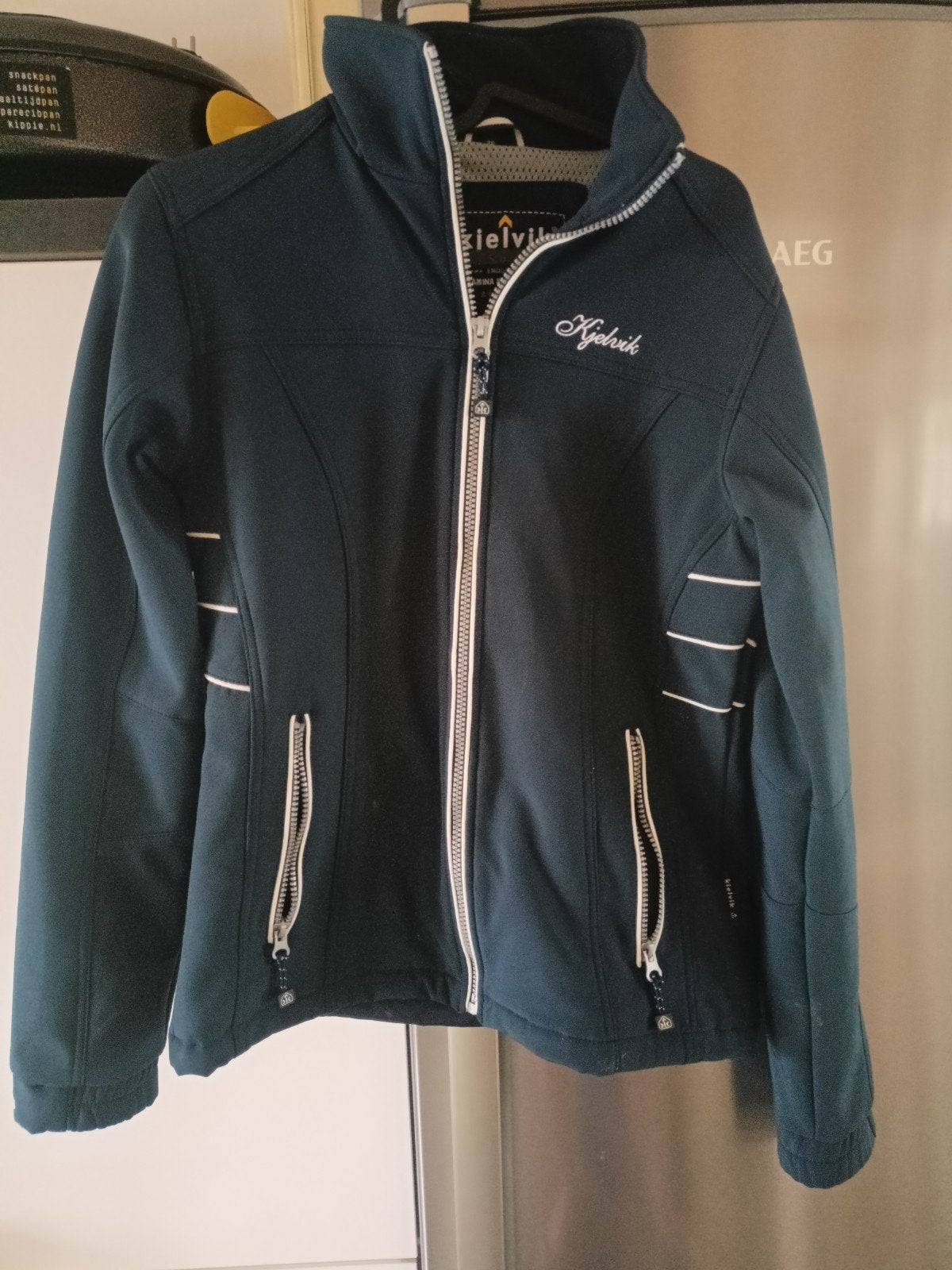 zomerjas maat 36 softshell, Ophalen, Zo goed als nieuw, Maat 36 (S), Blauw