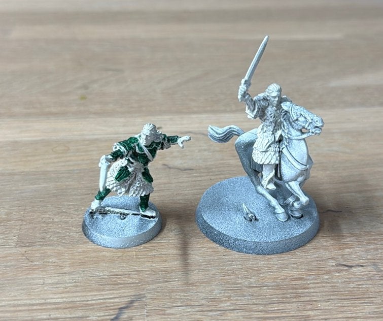 MESBG Theodred mounted & on foot (metal), Ophalen of Verzenden, Zo goed als nieuw, Lord of the Rings