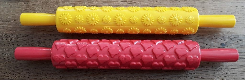3x Fondant Roller Marsepein Bloem Hart Dolfijn Mal Vorm, Ophalen of Verzenden, Nieuw, Taarten of Cupcakes, Versiering