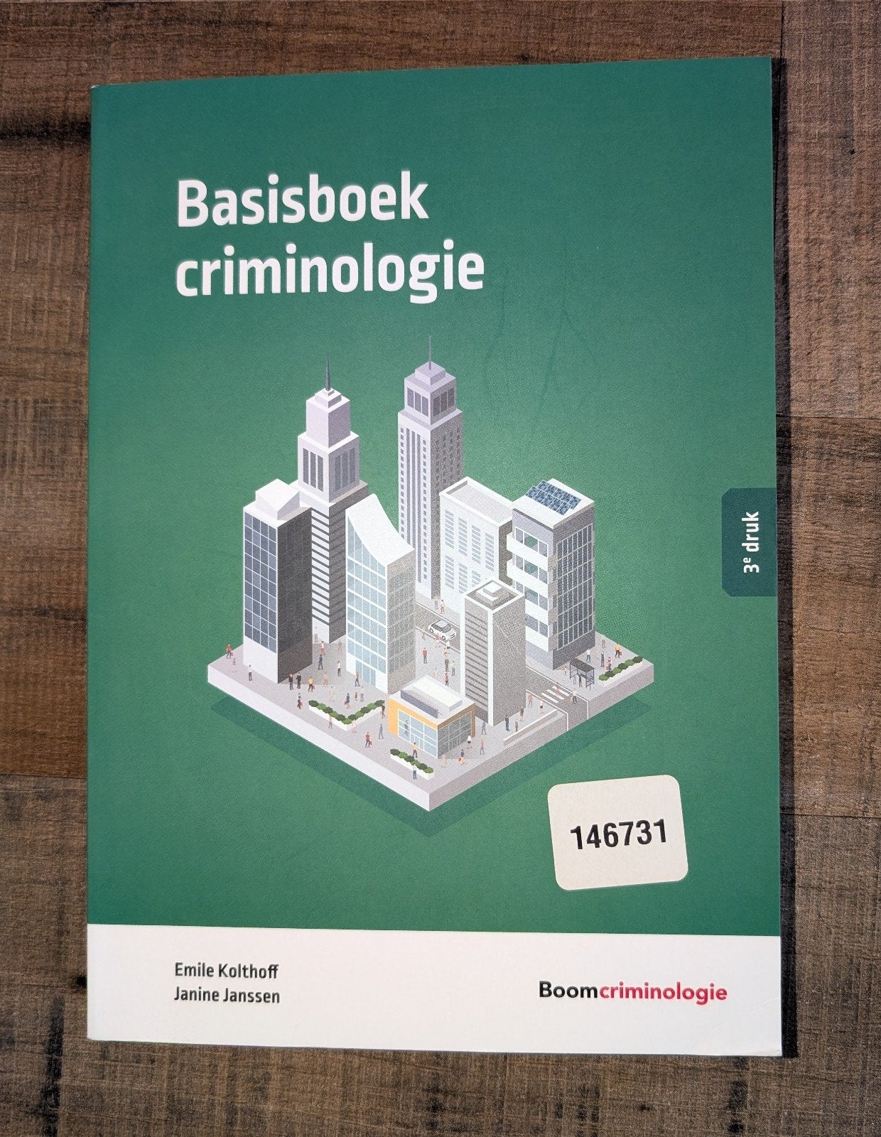 Basisboek Criminologie - nieuwstaat, Boeken, Zo goed als nieuw, Emile Kolthoff, Gamma, HBO