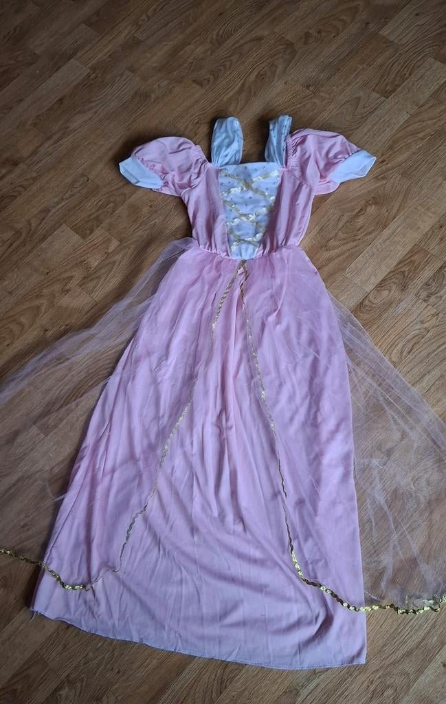Mooie roze prinsessen jurk, Ophalen of Verzenden, Zo goed als nieuw, Meisje
