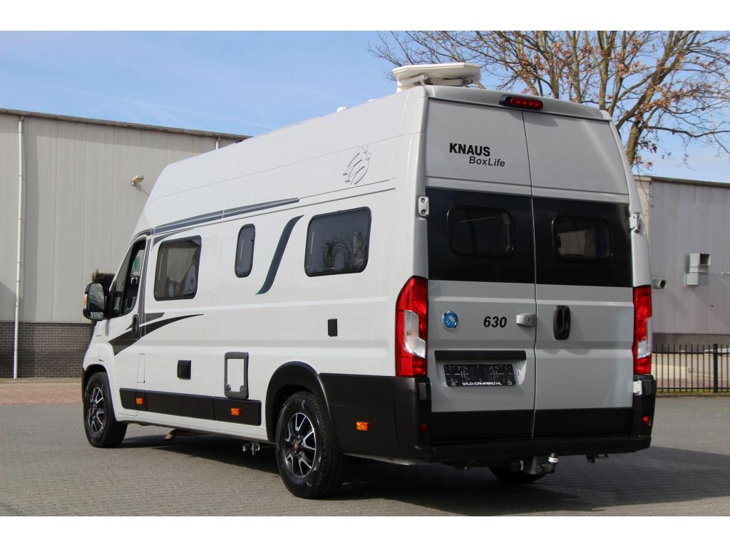 Knaus Boxlife 630 - 140PK 9T AUT - HEFBED - LITHIUM 270AH, Caravans en Kamperen, Campers, Automaat, Ringverwarming, Fiat, Tot en met 2