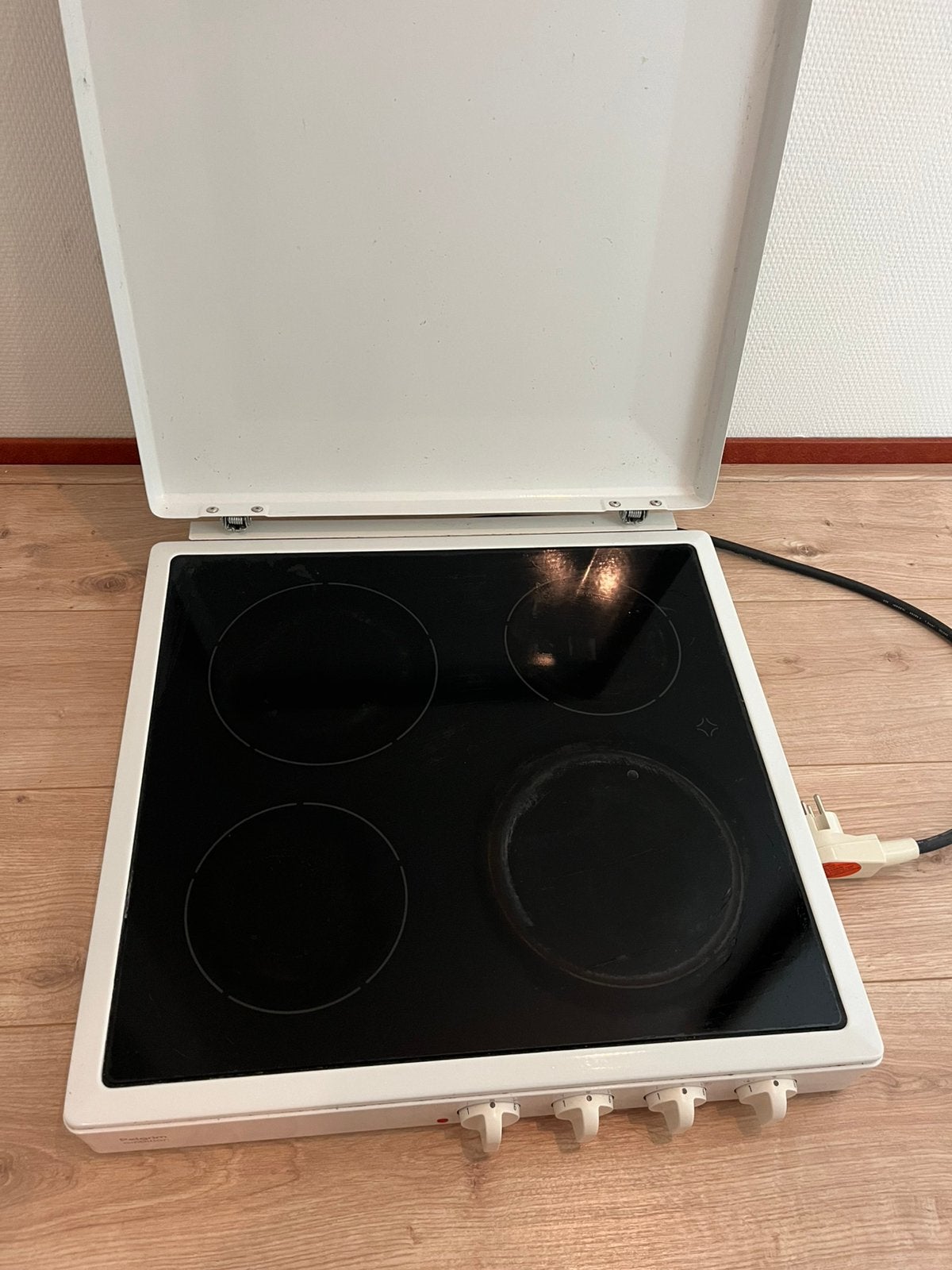 Pelgrim kookplaat 4 pits, Ophalen, 4 kookzones, Zo goed als nieuw, Inbouw